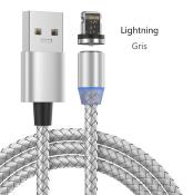 Cable IPhone Nylon Magnétique