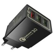 Chargeur Secteur USB Rapide 3 Ports Adaptateur Mural Universel Quick Charge 3.0