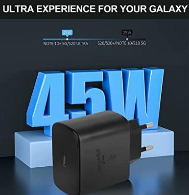 Chargeur Mural USB C - Charge  Rapide pour Tablette ordinateur portable et téléphone - Noir