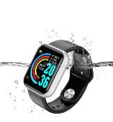Montre Y68 D20 Connectée Homme Femmes - Smartwatch Ronde Étanche IP67 Montres Bracelet Chronometre