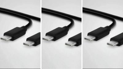 LOT DE 3 Câble Type-C vers Type-C NOIR 1M