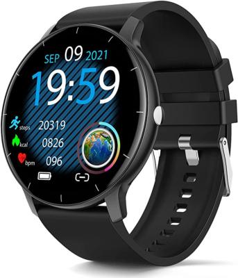 Montre ZL02 Connectée Homme Femmes - Smartwatch Ronde Étanche IP67 Montres Bracelet Chronometre