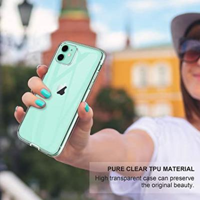 Coque pour téléphone Ios 11 6.1 (2019) Etui, Ios 11 Coque Transparent Silicone TPU Case Intégral 360 Degrés Protection intégrale
