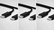 LOT DE 3 Câble Type-C vers Type-C NOIR 1M