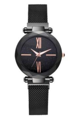Montre a chiffres romain Élégante Pour Femme Bracelet Milanais Inoxydable Fermeture Aimantée